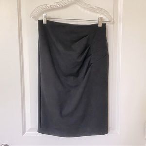 Ny&co high waisted black pencil skirt with pleats Size 0